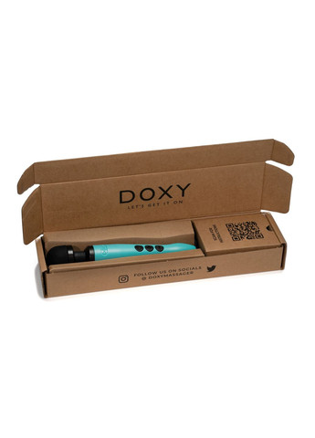 Вібромасажер DOXY3 USB-C Massager TURQUOISE Doxy (369945698)