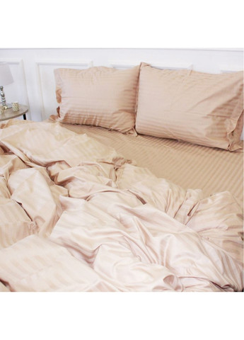 Постільна білизна SatinStripe 30-0004Cream 160х220 (m182701) Mirson SatinStripe 30-0004Cream 160х220 Полуторний Євро (366568817)