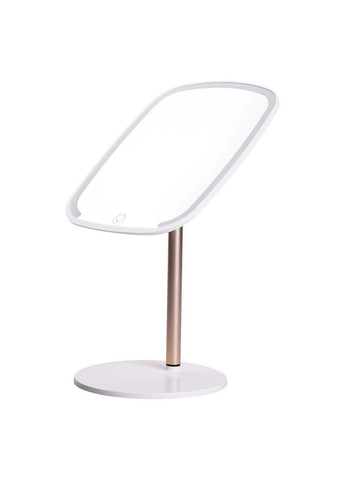 Настільне дзеркало з підсвічуванням 23х18 см для макіяжу на ніжці Біле HP-10-6AW Yiwu (370974004)