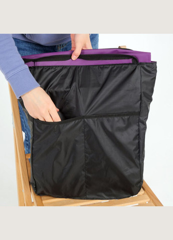 Женский шопер-рюкзак, кросс-боди комбинированный цвет черный/серый клапан из экокожи ToBeYou shoperbag (284725566)