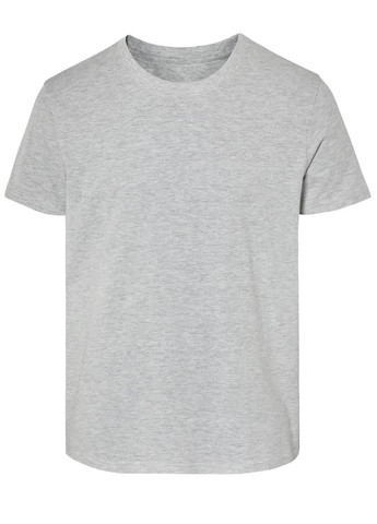 Светло-серая футболка с коротким рукавом Livergy