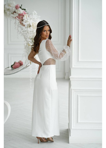 Білий сукня, колір білий Fashion