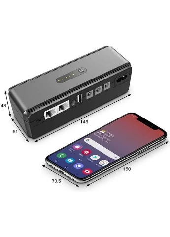 Источник бесперебойного питания для роутера, 10400mAh / Повербанк для роутера / Бесперебойник для роутера Hopestar (393818751)