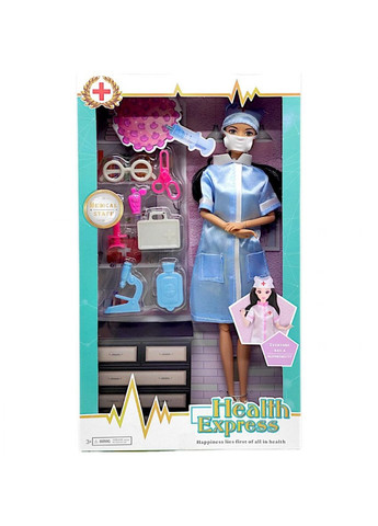 Кукла-врач с аксессуарами "Health Express", голубой MIC (293940767)