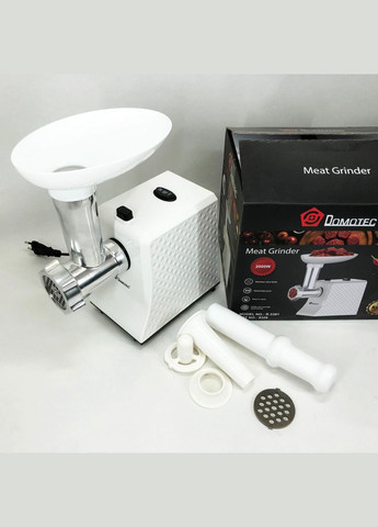 Электромясорубка с реверсом R3391 2000 W, Мясорубка многофункциональная, HP-412 Томатная мясорубка Domotec (349512171)