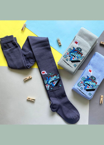 Детские колготки. Акула. Голубой Крокус (338427314)