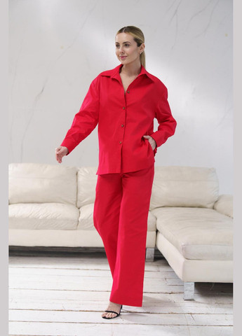 Жіночий костюм "Alessandra long” малиновий No Brand (360072068)