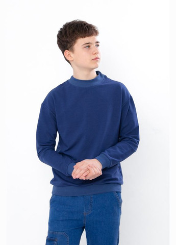 Носи своє світшот для хлопчика абстрактний синій кежуал трикотаж