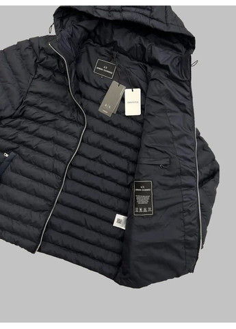 Темно-синя демісезонна куртка чоловіча Armani Exchange ICON