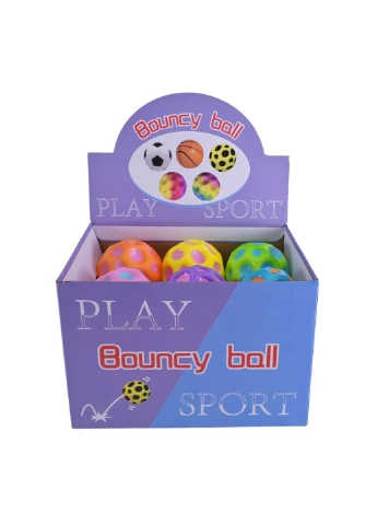 Детский прыгучий мяч 8 см Bouncy Graviti, набор 12 шт., в ассортименте - No Brand PR2449 (374658025)