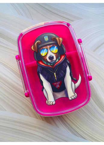 Подарочный набор Ланч бокс 800 мл и влажные салфетки (дизайн 41_2) Creative (360666454)