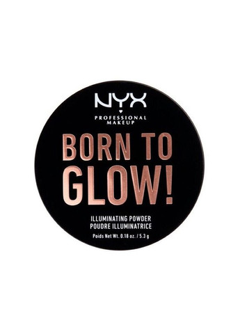 Пудрахайлайтер для обличчя Born To Glow (на вибір) Warm Strobe (BTGIP03) Nyx (278773483)