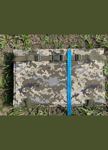 Розкладний каремат на 6 секцій(Піксель)(Олива)(Мультикам) No Brand (342375064)