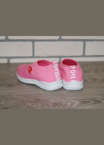 Рожеві літні кросівки текстильні для дівчинки літні рожеві Blue Rama