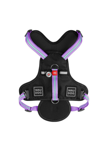 Шлея для собак безпечна Nylon Металева пряжка-фастекс, M, Ш 20 мм, А 45-70 см В 60-80 см WAUDOG (322124903)