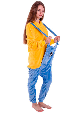 Жіноче кігурумі міньйон із капюшоном та кишенею (1047) My Kigu (355796899)