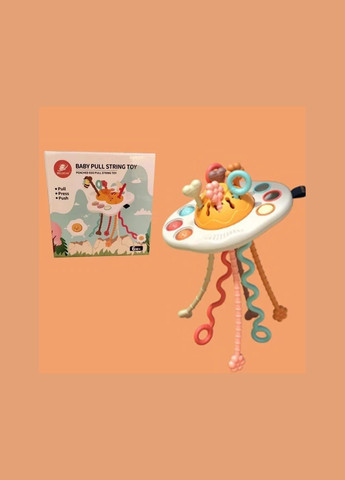 Погремушка LL 003 (54) “Яичко”, поп-ит, пальчиковая игра, резиновые шнурочки, в коробке No Brand (322337537)