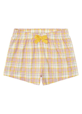 Желтая всесезон пижама летняя для девочки футболка + шорты Pepperts