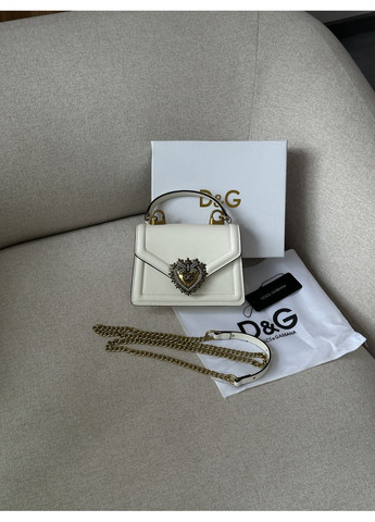 Сумка женская Small Smooth Calfskin Devotion Bag White No Brand (367609982)