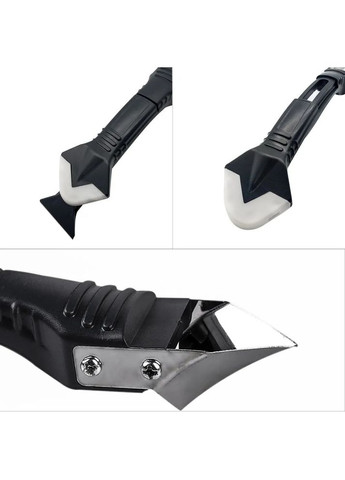 Шпатель для силикона 3 в 1 19 х 5 х 3 см для нанесения и удаления герметика (арт.3064) MAGtools (361437447)