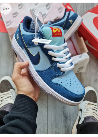 КРОССОВКИ ЖЕНСКИЕ NIKE SB DUNK LOW PRO X WHY SO SAD? НАЙК СБ ДАНК No Brand комбинированные демисезоны (367170018)