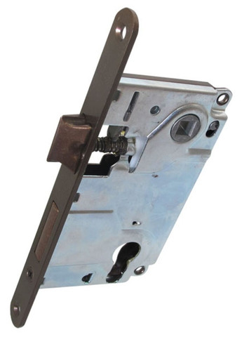 Art. B010255022 Механизм замка ант бронза 85мм AGB (322520221)