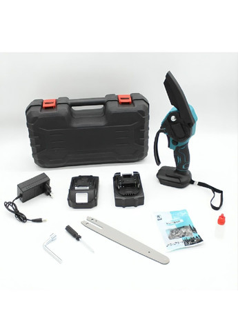 Аккумуляторная электропила 6" с аккумуляторами 2 штуки защитой от перегрузок в кейсе для обрезки веток (480343-Prob) Unbranded (333934773)