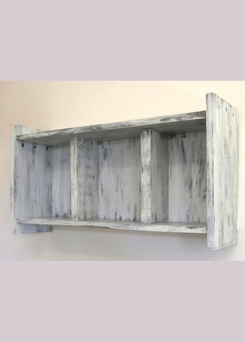 Полка над унитазом из дерева Валье шебби (ПУТ-000721) No Brand (328293438)