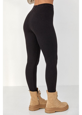 Утеплені лосини в рубчик зі штрипками Lurex (370395960)