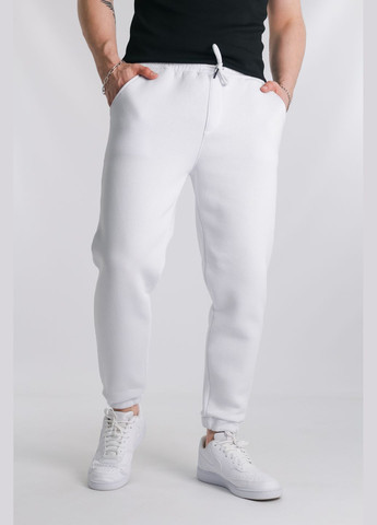 Штани чоловічі з тринитки "Fleece" білі Intruder (312488882)