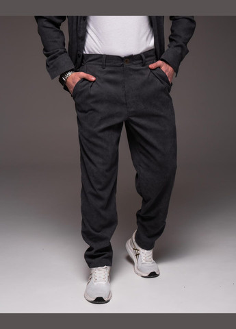 Темно-серые классические, повседневный, нарядные демисезонные классические брюки No Brand