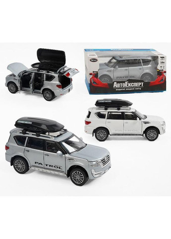 Машинка нісан патрол Nissan Patrol 50915 "Авто Експерт" 2 види, металопластик, 1:32, звук, світло, інерція АВТОПРОМ (368830900)