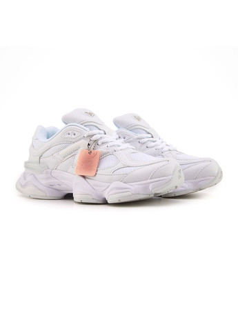 КРОССОВКИ ЖЕНСКИЕ NEW BALANCE 9060 TRIPLE WHITE НЬЮ БЕЛАНС 9060 No Brand белые демисезоны (368885346)