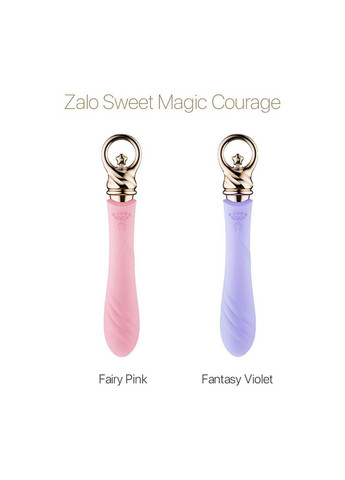Вібратор для точки G із підігрівом Zalo Sweet Magic - Courage Fantasy Violet No Brand (303886260)