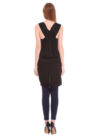 Черное повседневный платье черный Designers Remix с абстрактным узором