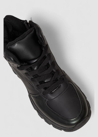 Кроссовки женские на меху,, 243R115-5 Ager чёрные всесезоны (313291338)