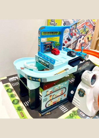 Дитячий двоповерховий ігровий паркінг T904А з кермом Fun Game (327796933)