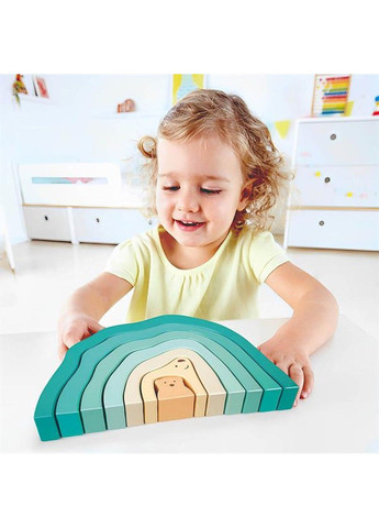 Деревянная пирамидка Мишка (E0490) Hape (331174046)