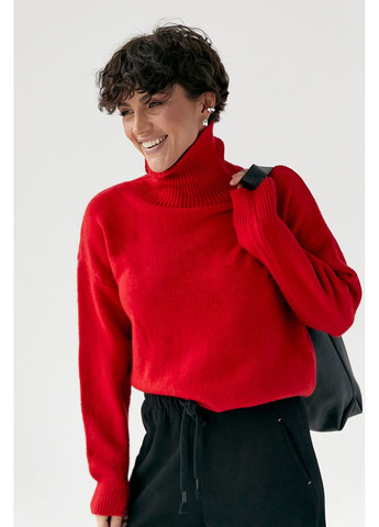 В'язаний теплий базовий гольф Lurex (371334091)