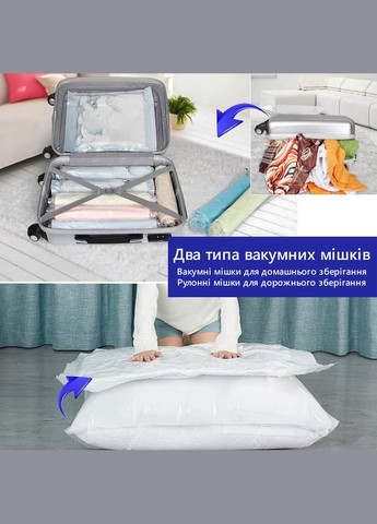 🔥 3D Вакуумні Пакети для Одягу - Комплект з 12 пакетів - 3 розміри ❤️ ТМ 🔥 Comshop (301219819)