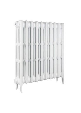 Чавунна ретро батарея опалення, колір білий WarmWell Classik М 600 (346477134)