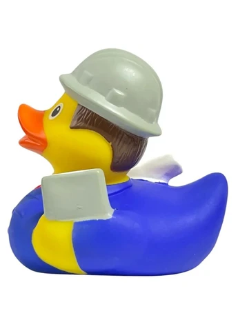 Стильна тематична гумова качечка "Інженер" L1340 Funny Ducks (388987846)