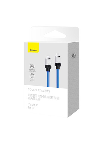 Кабель Series Fast Charging Cable Type-C to iP 20W 2m Blue Baseus CoolPlay (368698372)