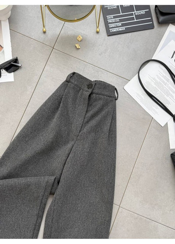 Женские брюки из шерсти с высокой талией. MonCher (366439861)