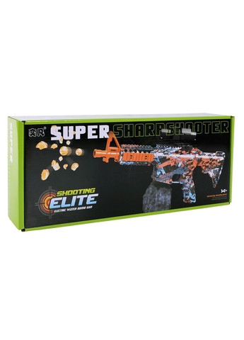 Дитяча іграшкова зброя на батарейках з гелевими кулями, розмір коробки 47,5×7,5×18,5 см - No Brand 1732-4 (371928347)