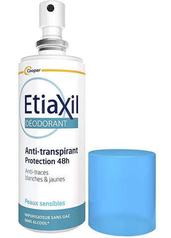 Антиперспирант-дезодорант спрей "Защита 48 часов" Anti-Perspirant Deodorant Protection 48H Spray 100ml Etiaxil (368648519)