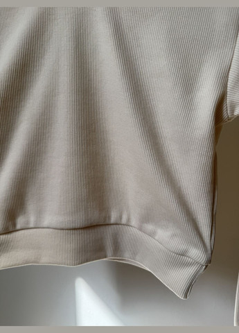 Кремовий демісезонний світшот та штанці рубчик Little Angel Костюм