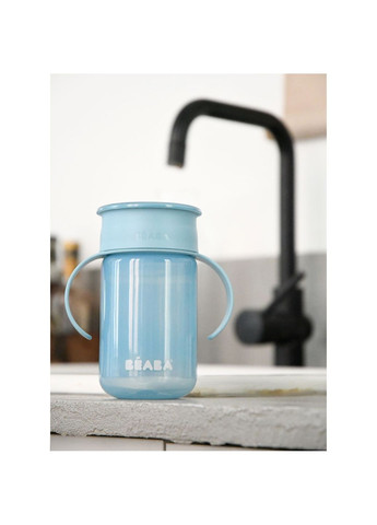 Поильник-непроливайка 360°, голубой, 340 мл () Beaba 913572 (337308649)