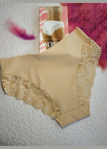 Женские трусишки черные с гипюром fara Wolbar (369612942)