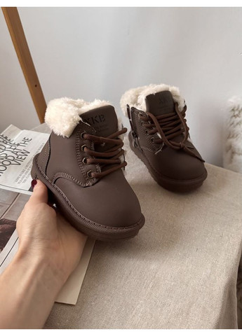 Черевики зимові дитячі колір коричневий 10987 No Brand (370499858)